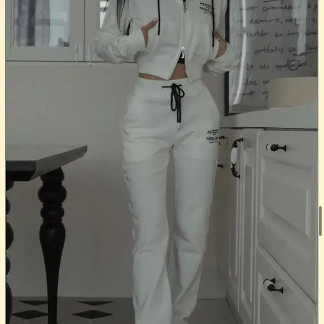 페일제이드 노퍼지 트레이닝복 세트 화이트 상품이미지1