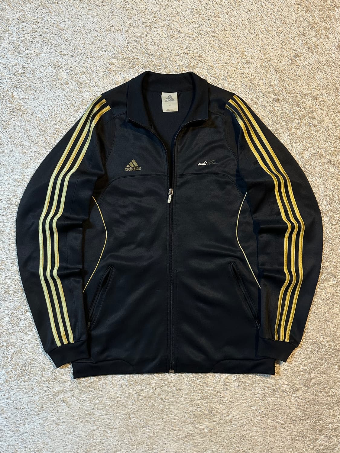 아디다스 ADIDAS 삼각로고 트랙탑 져지 검골 상품이미지1