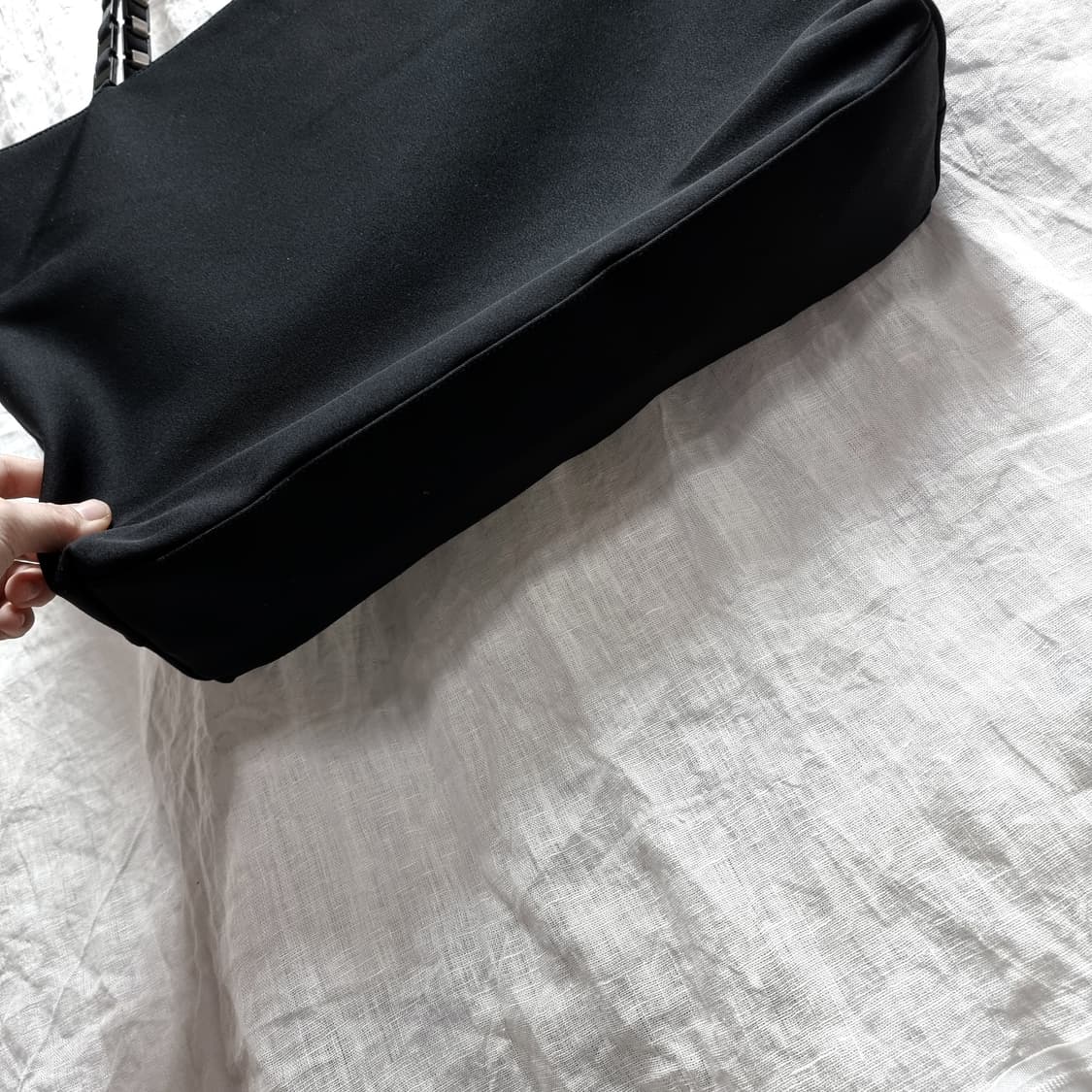 페라가모 체인핸들 패브릭 숄더백 쇼퍼백 토트백 가방 핸드백 / 상태좋음 상품이미지6