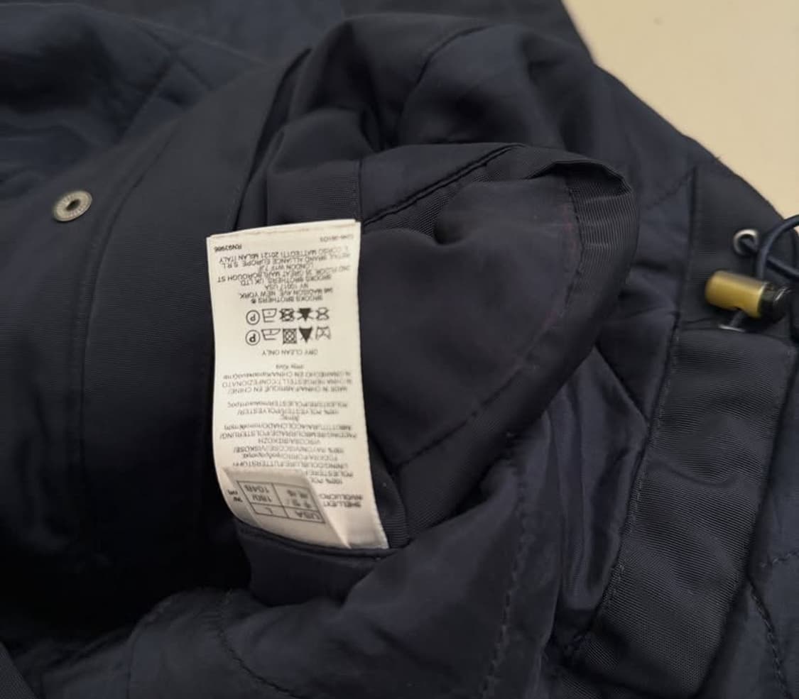 (상태좋음)브룩스 브라더스 하이넥 다크 네이비 자켓 상품이미지5