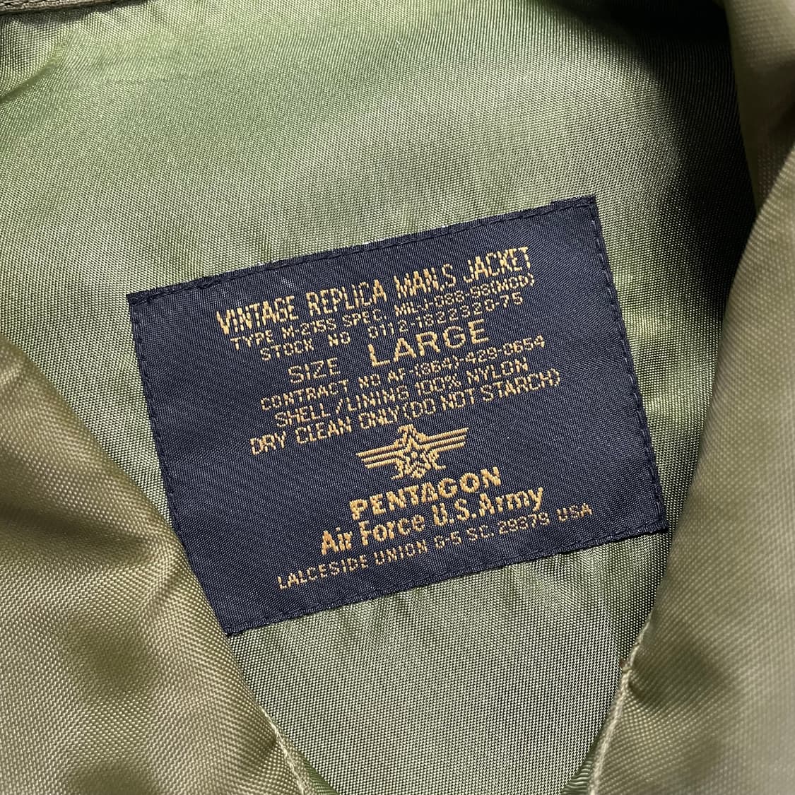 펜타곤 플라이트 자켓 상품이미지3