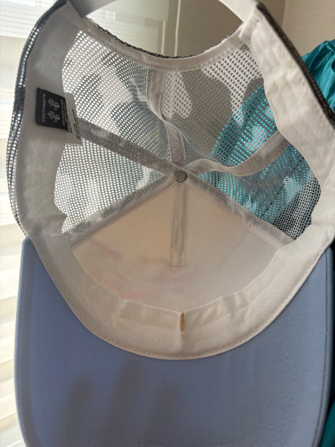 YB X Oliwa Mesh Trucker Cap_LIGHT BLUE 상품이미지2