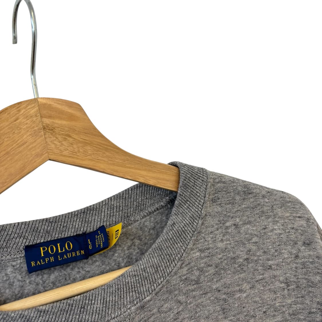 폴로 랄프로렌 QR 플리스 스웨트셔츠 M 상품이미지3