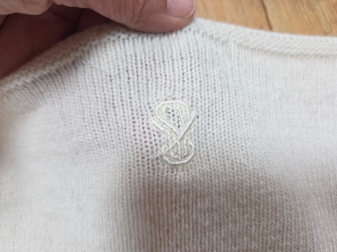 유즈(YUSE) 스티치 볼레노 니트가디건 55-66 상품이미지5