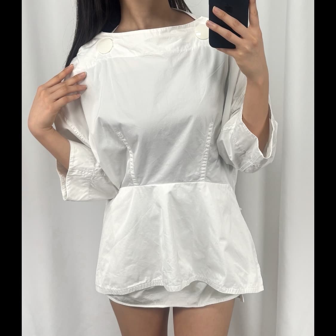 Marni 마르니 화이트 블라우스 상품이미지2