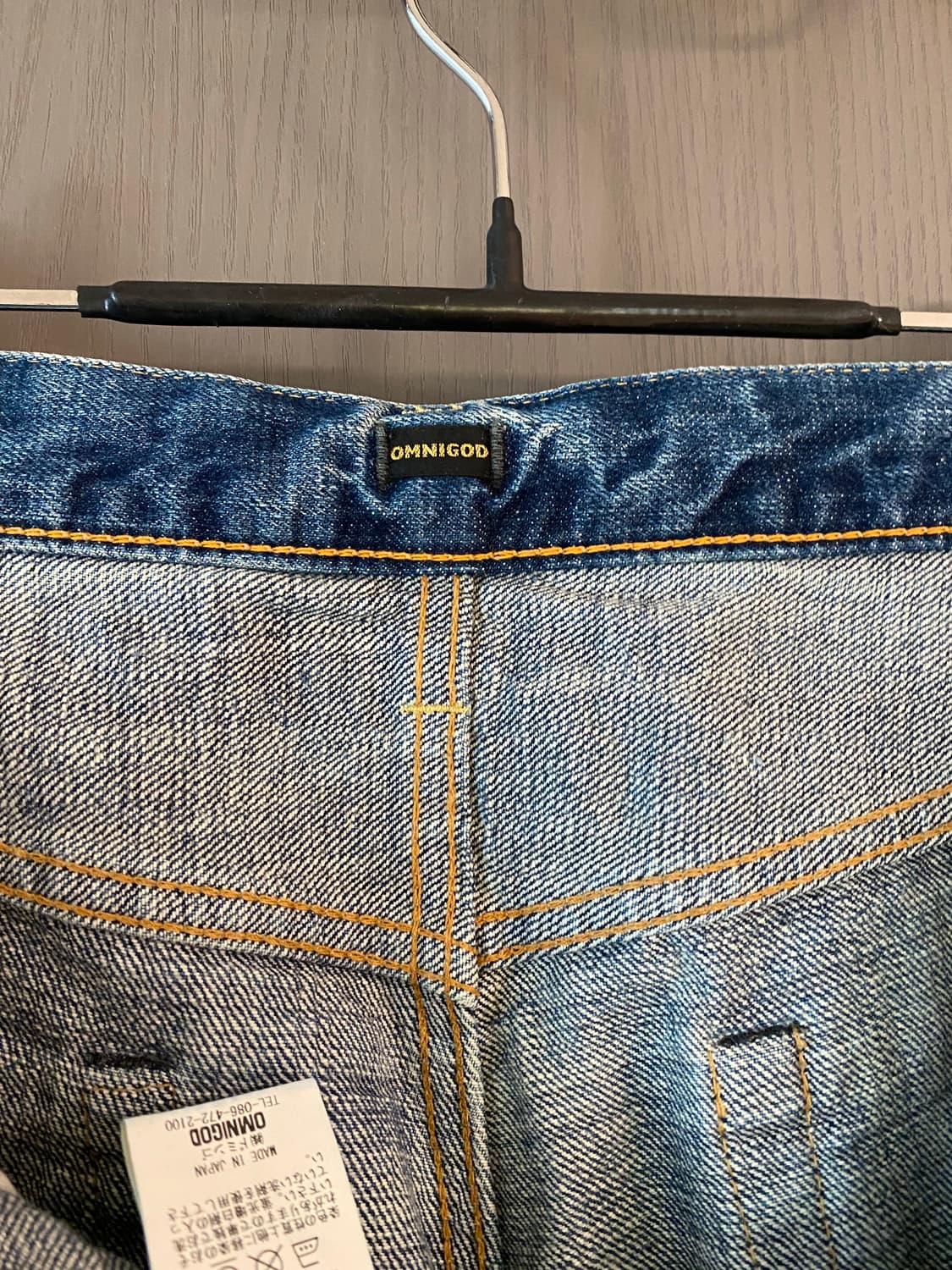 옴니갓 데님팬츠 중청 상품이미지2