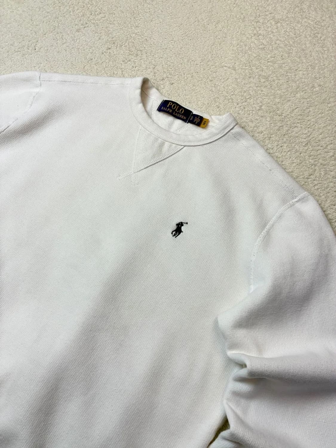 폴로 랄프로렌 로고 큐알 맨투맨 PN5862 상품이미지2