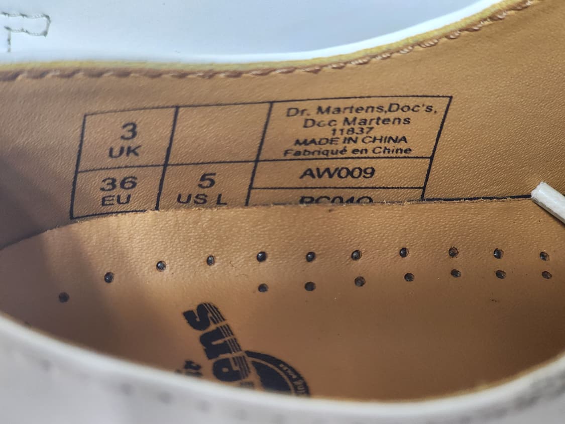 Dr. Martens 화이트 클래식 230~235mm  상품이미지6