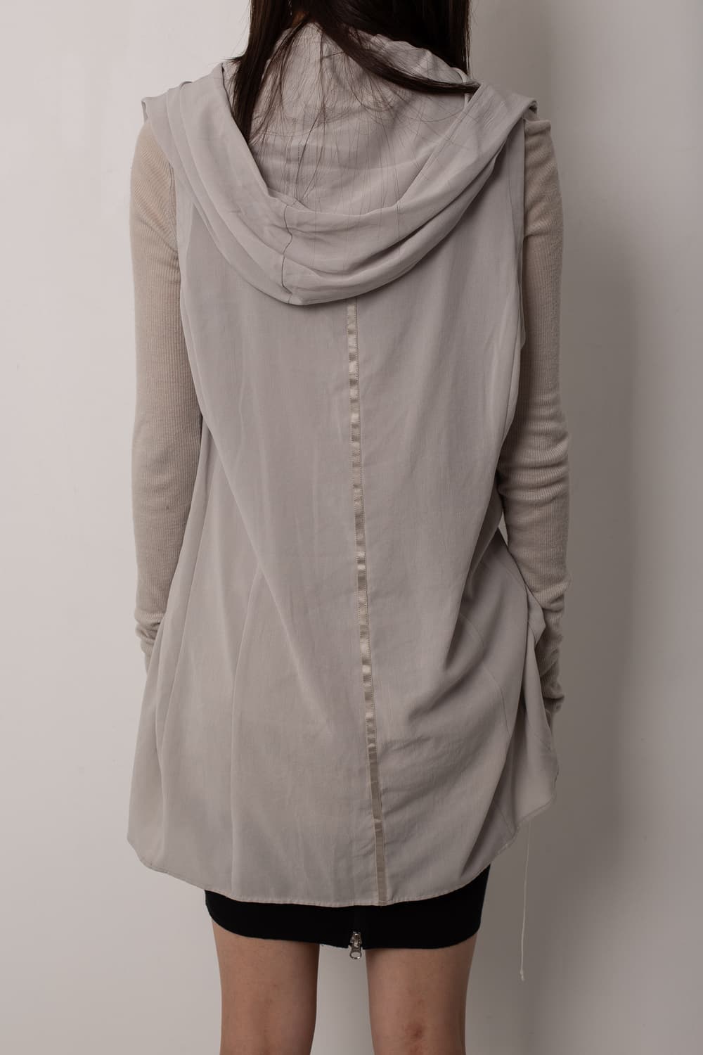 BAJRA ASYMMETRIC DRAPE HOOD VEST 상품이미지6