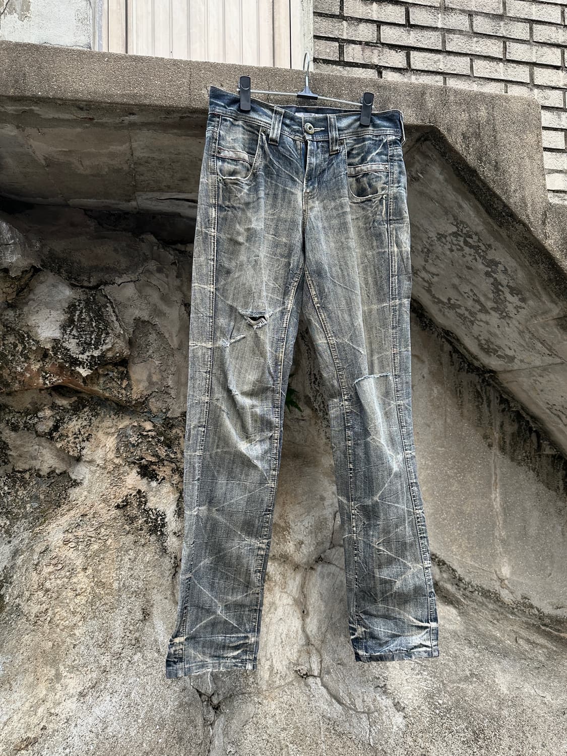 Superubis distressed denim jeans 상품이미지1