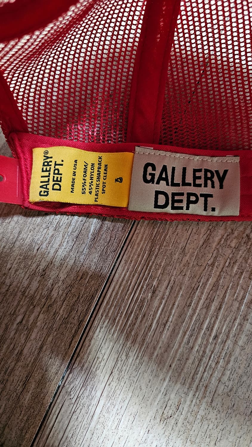 갤러리 디파트먼트 트러커캡 레드 상품이미지2