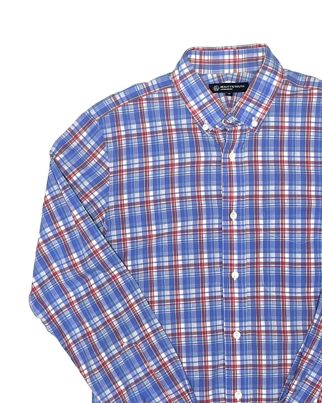 Blue&red check shirt 상품이미지2