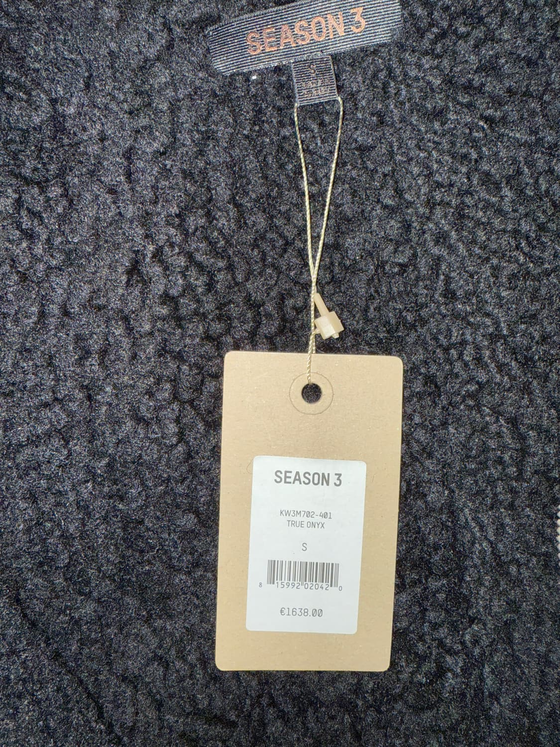 이지 시즌3 무스탕 오닉스 블랙 S사이즈 상품이미지2