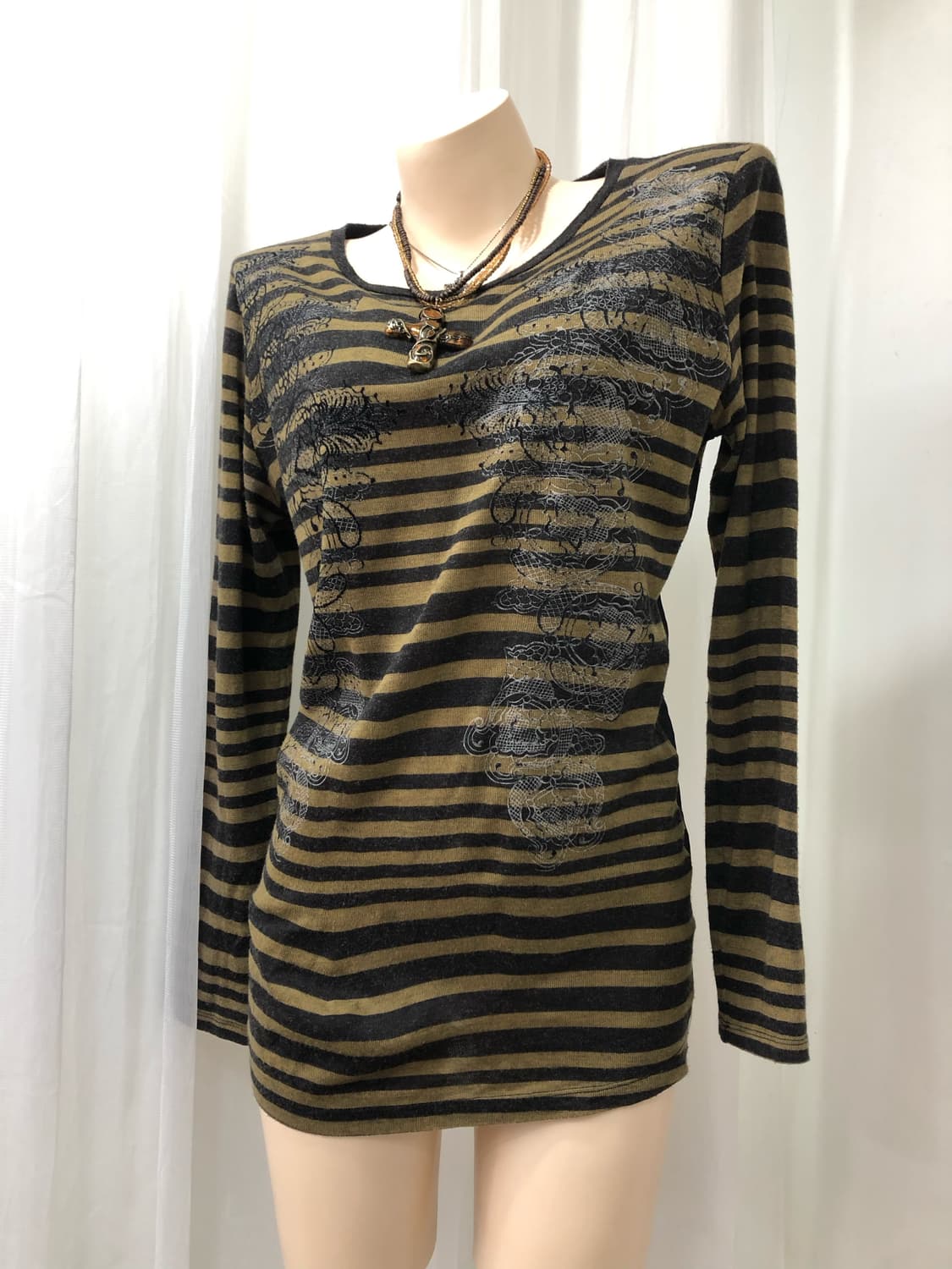 abstract pattern striped long sleeve 상품이미지4