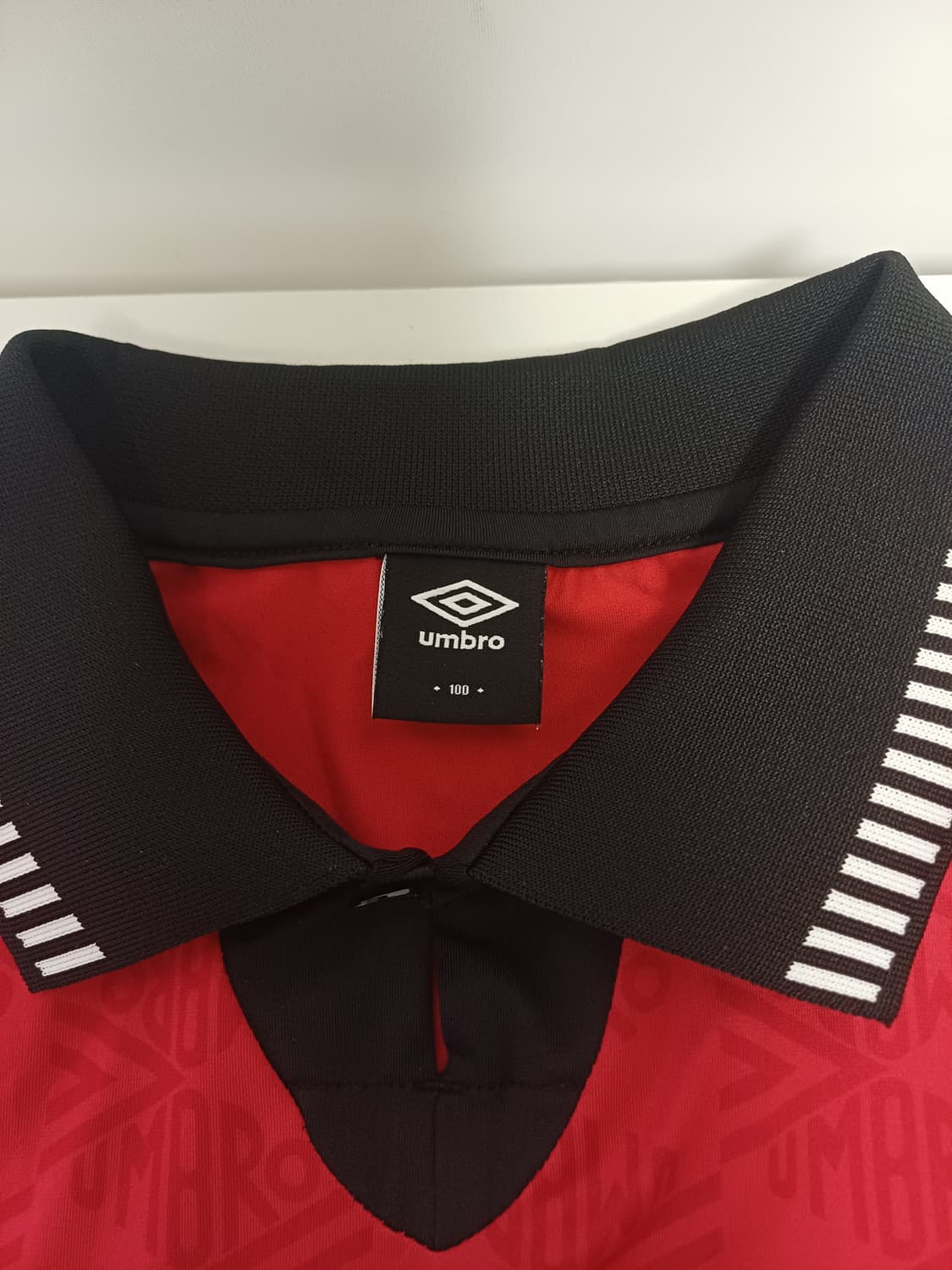 [L]엄브로(UMBRO) 90s 올드스쿨 복각 자카드 풋볼 롱슬리브 저지 상품이미지3