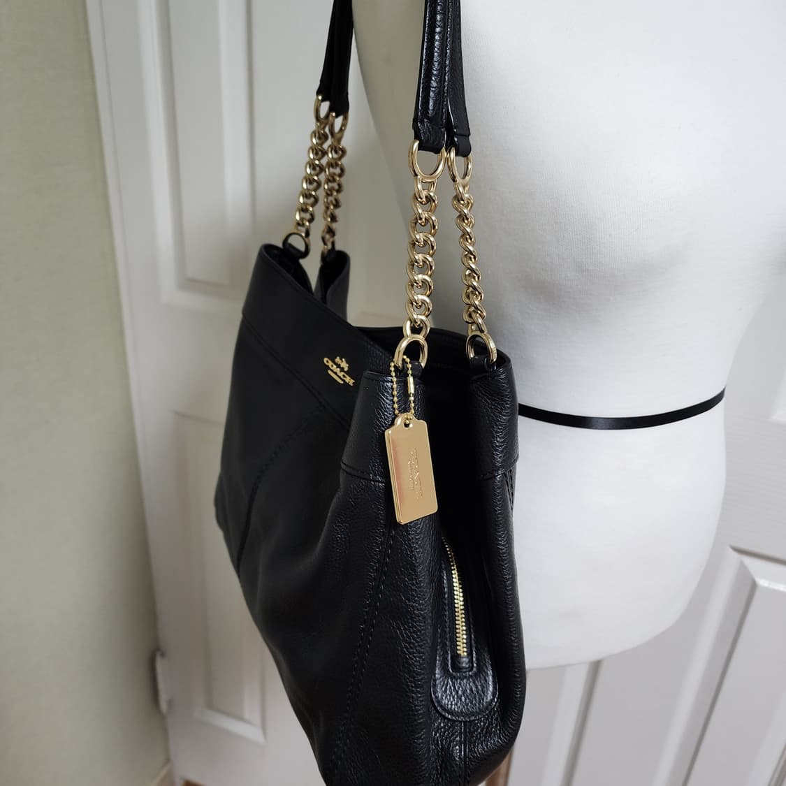 상태굿굿) 코치 체인 숄더백 상품이미지3