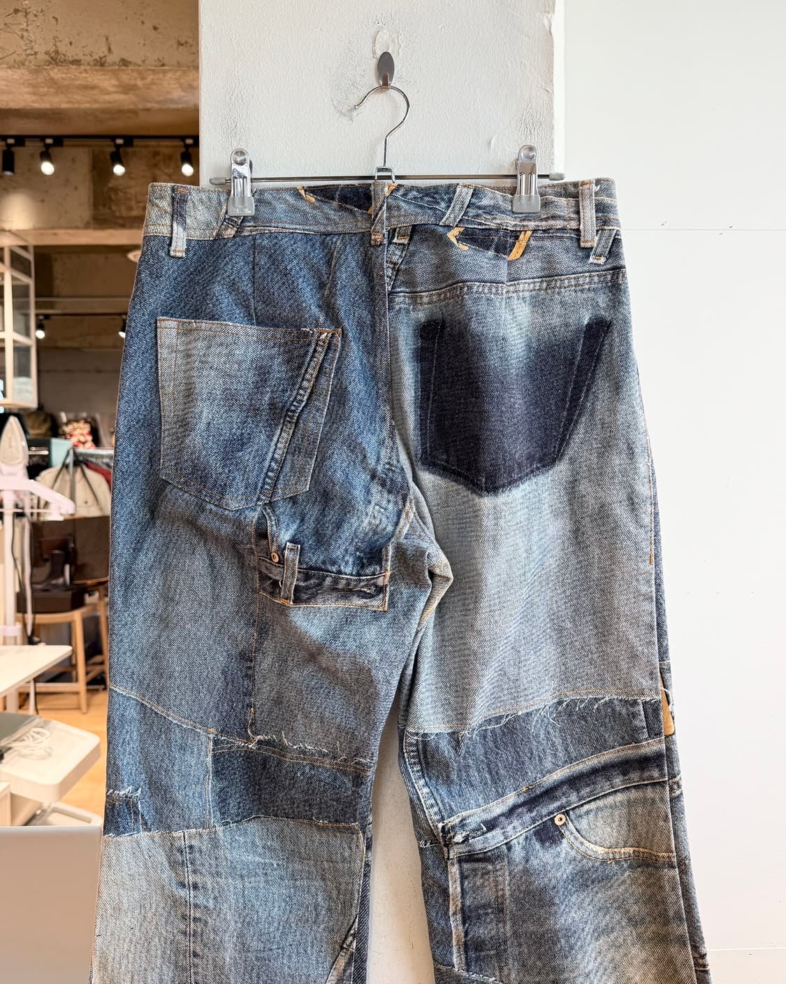 앤더슨벨 데님 빈티지 리워크 팬츠  상품이미지6