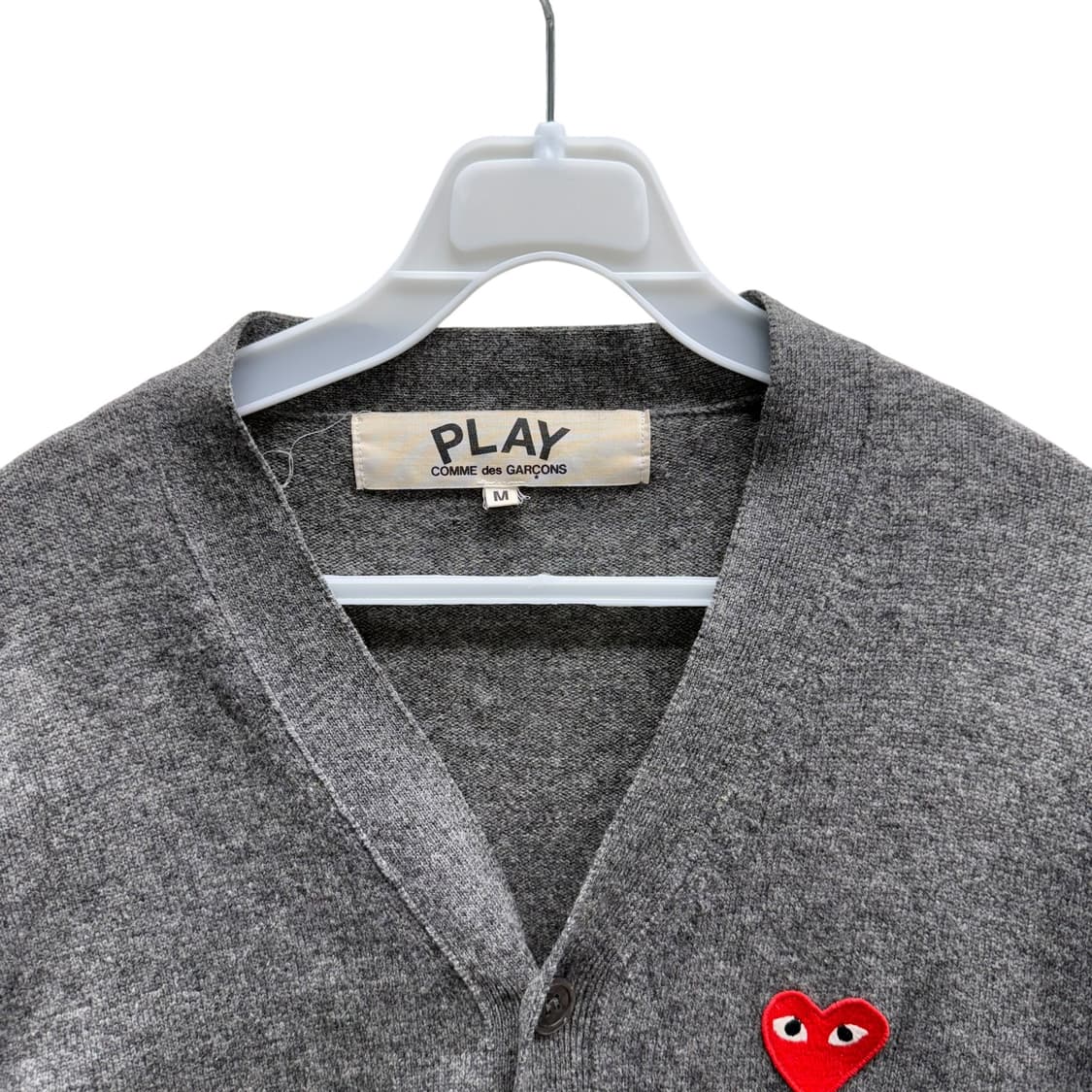 [M] 꼼데가르송 그레이 가디건 상품이미지6