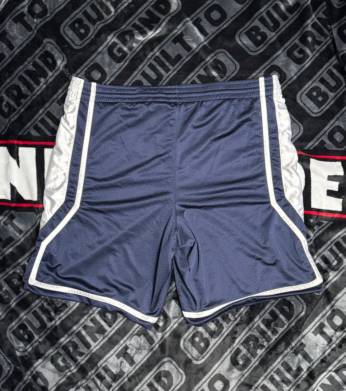 나이키 배스킷볼 쇼츠 네이비 실버 상품이미지2