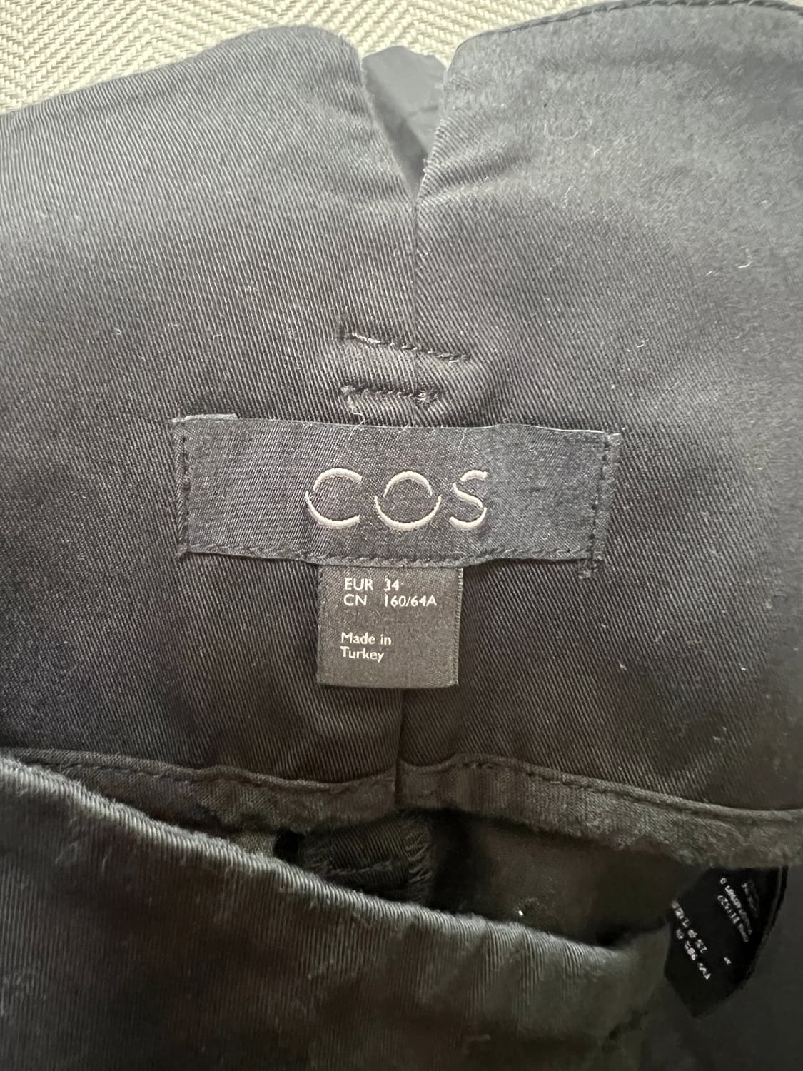 COS 코스 블랙 와이드 팬츠 정품 상품이미지3