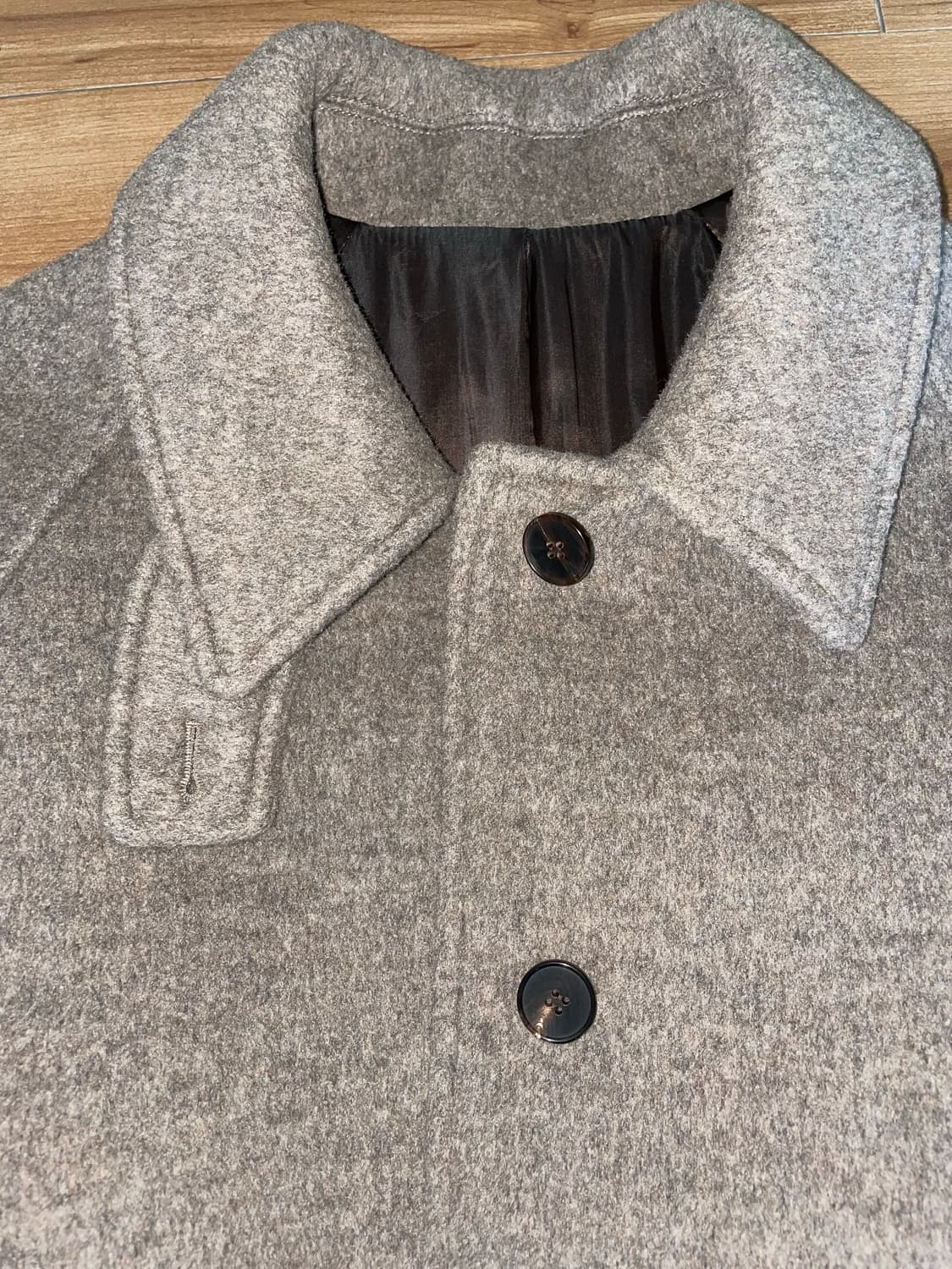 노멜렛 잔느 울 크롭 코트 애쉬모카 상품이미지4