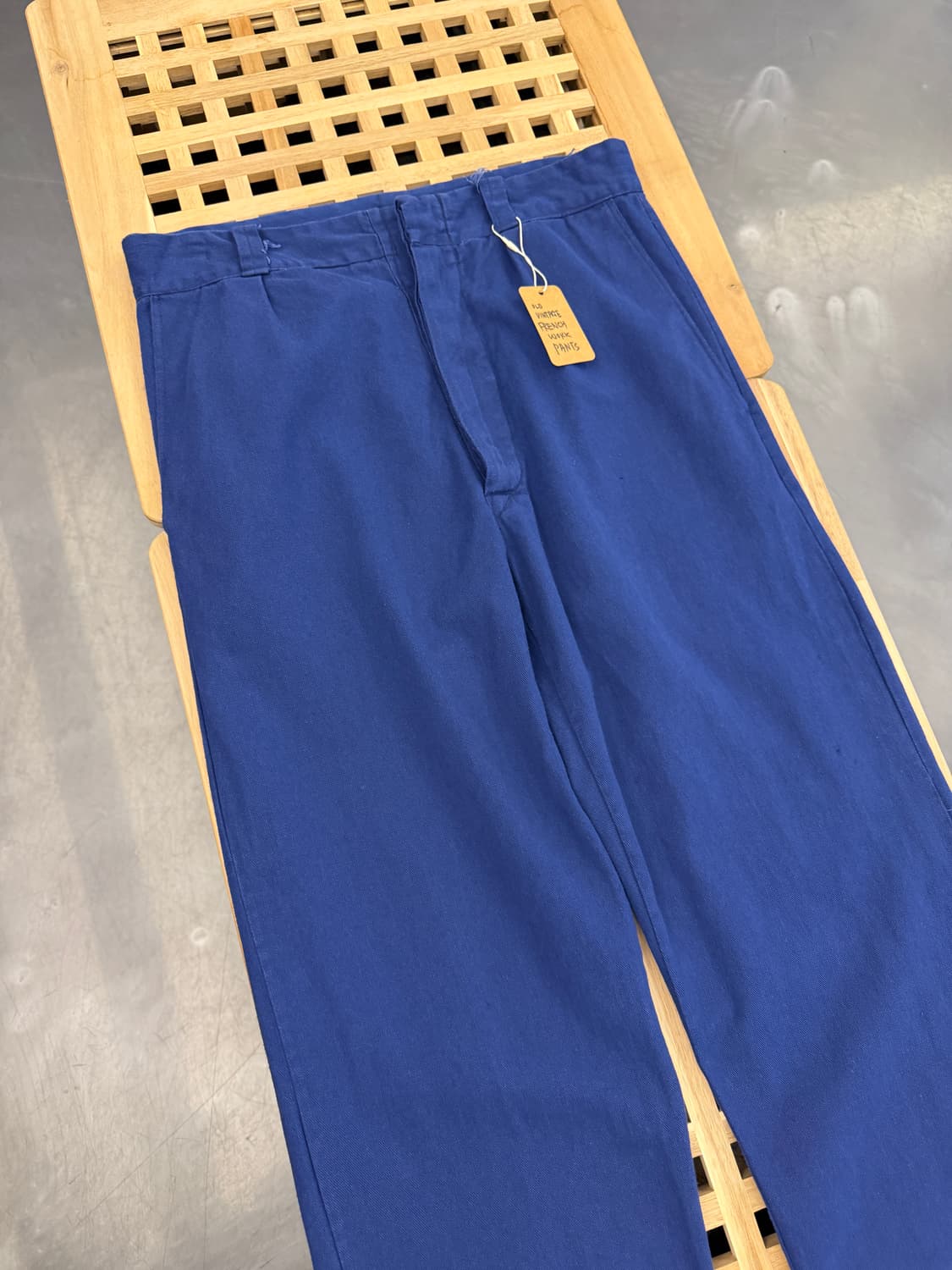 OLD VINTAGE WASHED NAVY FRENCH 프렌치워크팬츠 상품이미지5