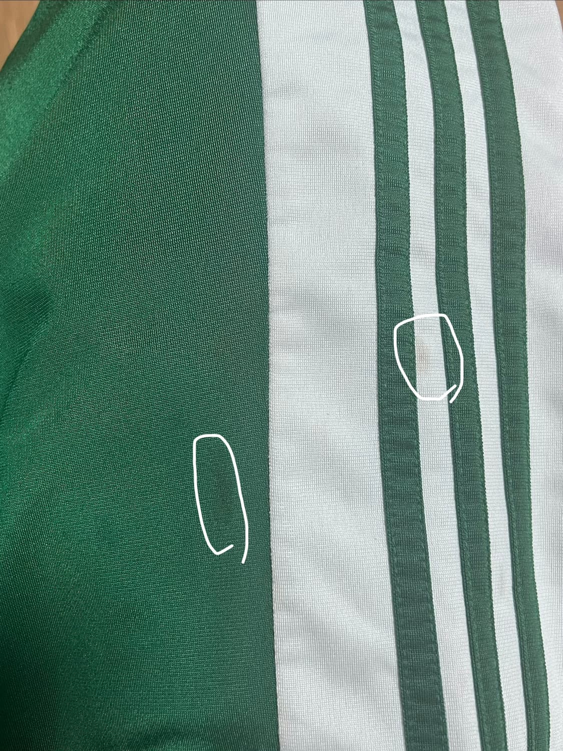 아디다스 아디브레이크 팬츠 그린 M 팝니다 GJ8277 상품이미지5