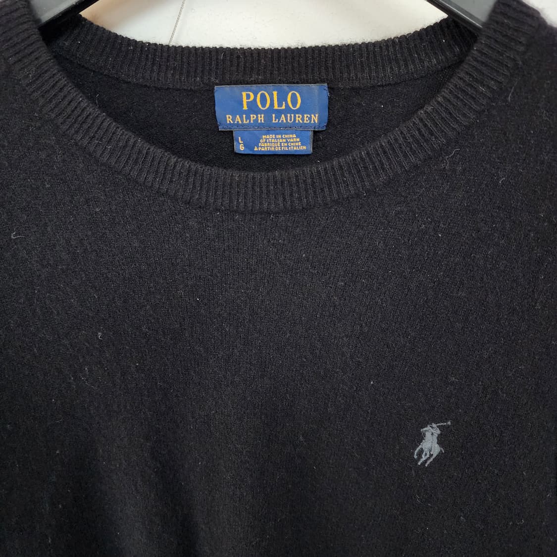폴로 랄프로렌 블랙 니트 상품이미지2