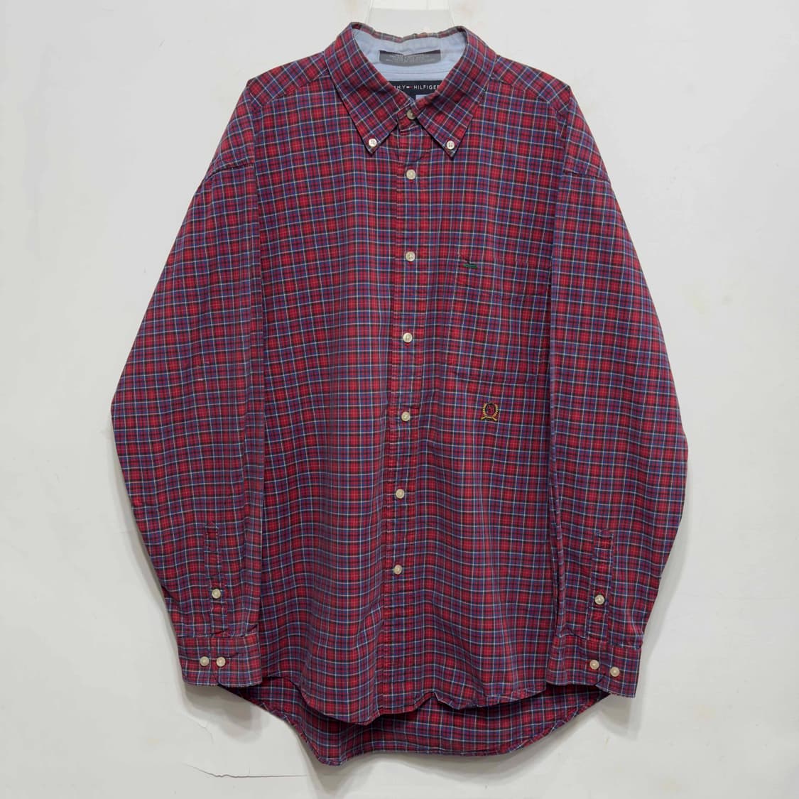 90s 타미힐피거 체크 셔츠 상품이미지1