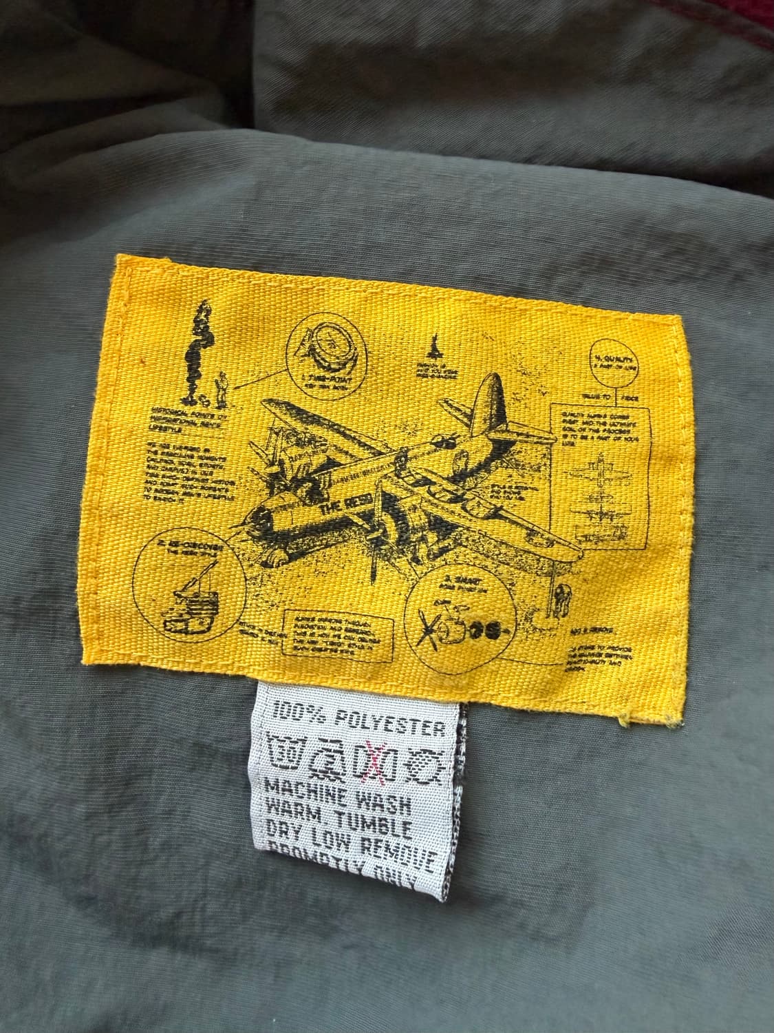 더레스큐 플리스 풀오버 버건디 L 상품이미지3