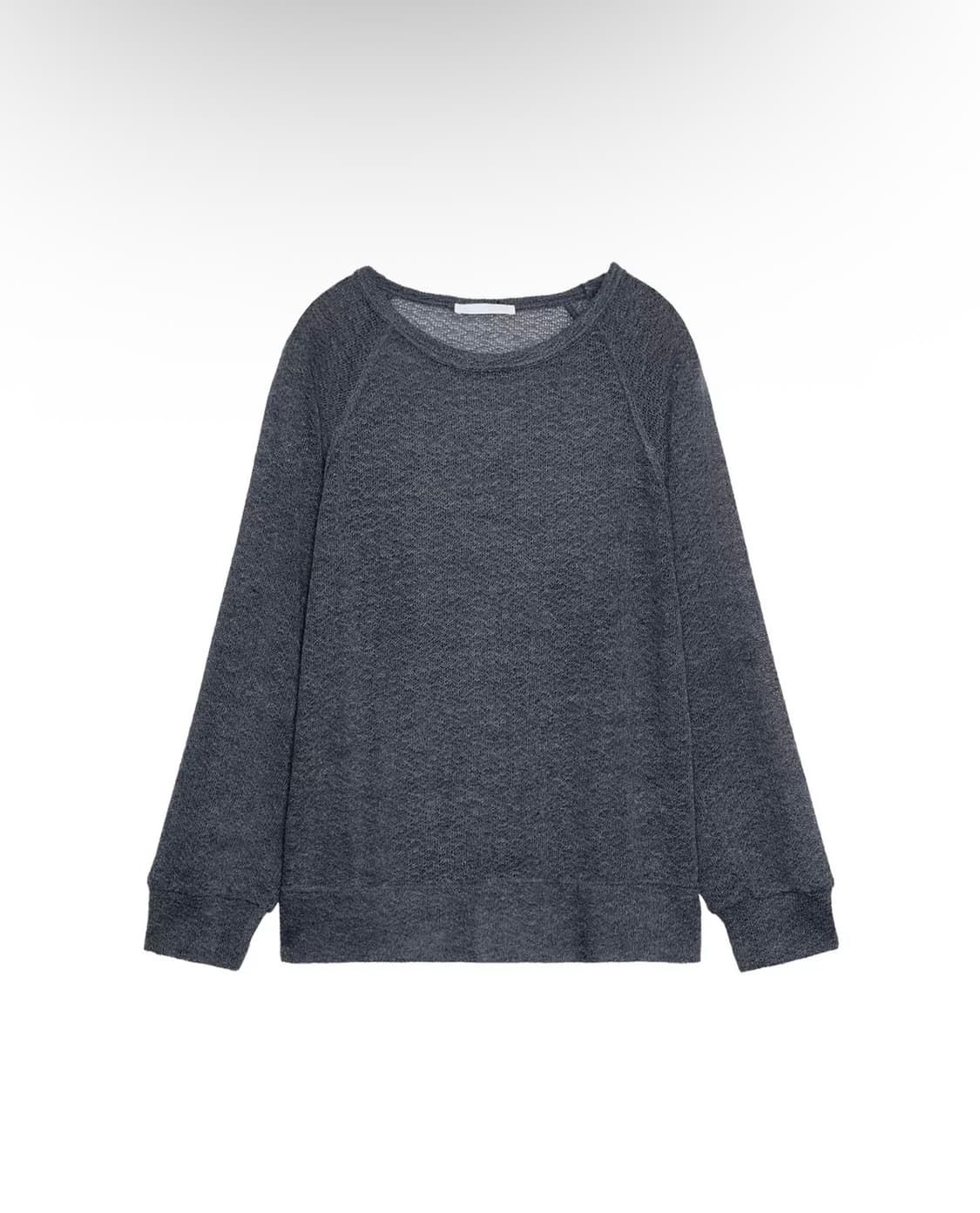 Zara 자라 러스틱 니트 차콜 상품이미지1