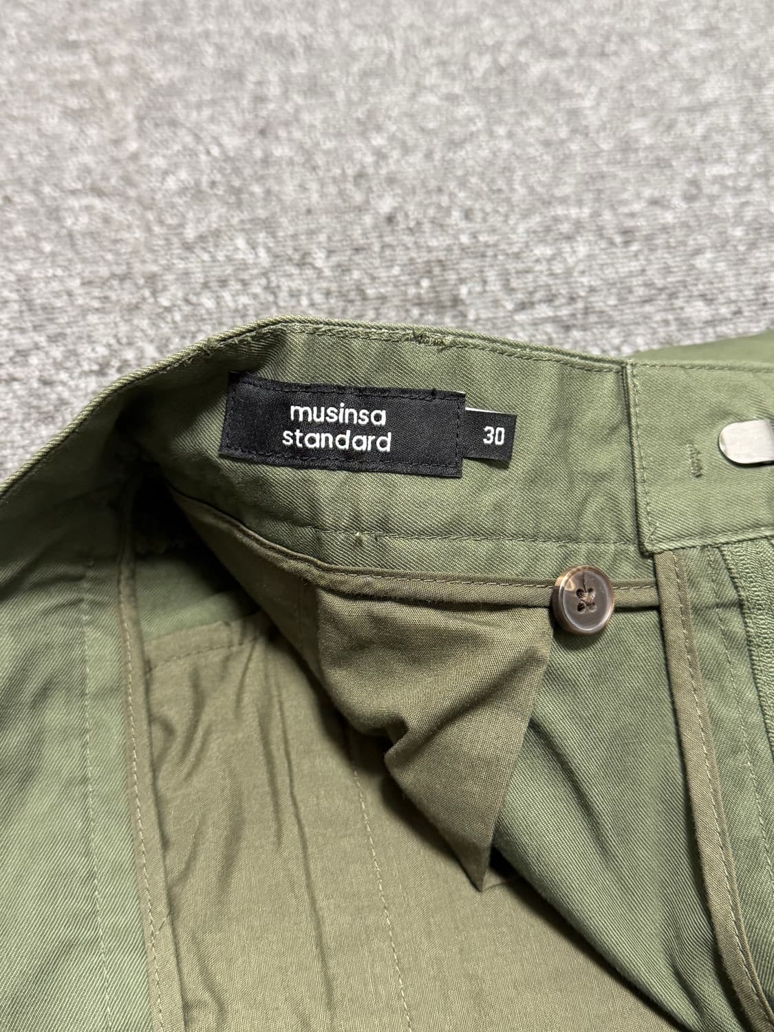 무탠다드 코튼 구르카 팬츠 카키 상품이미지2