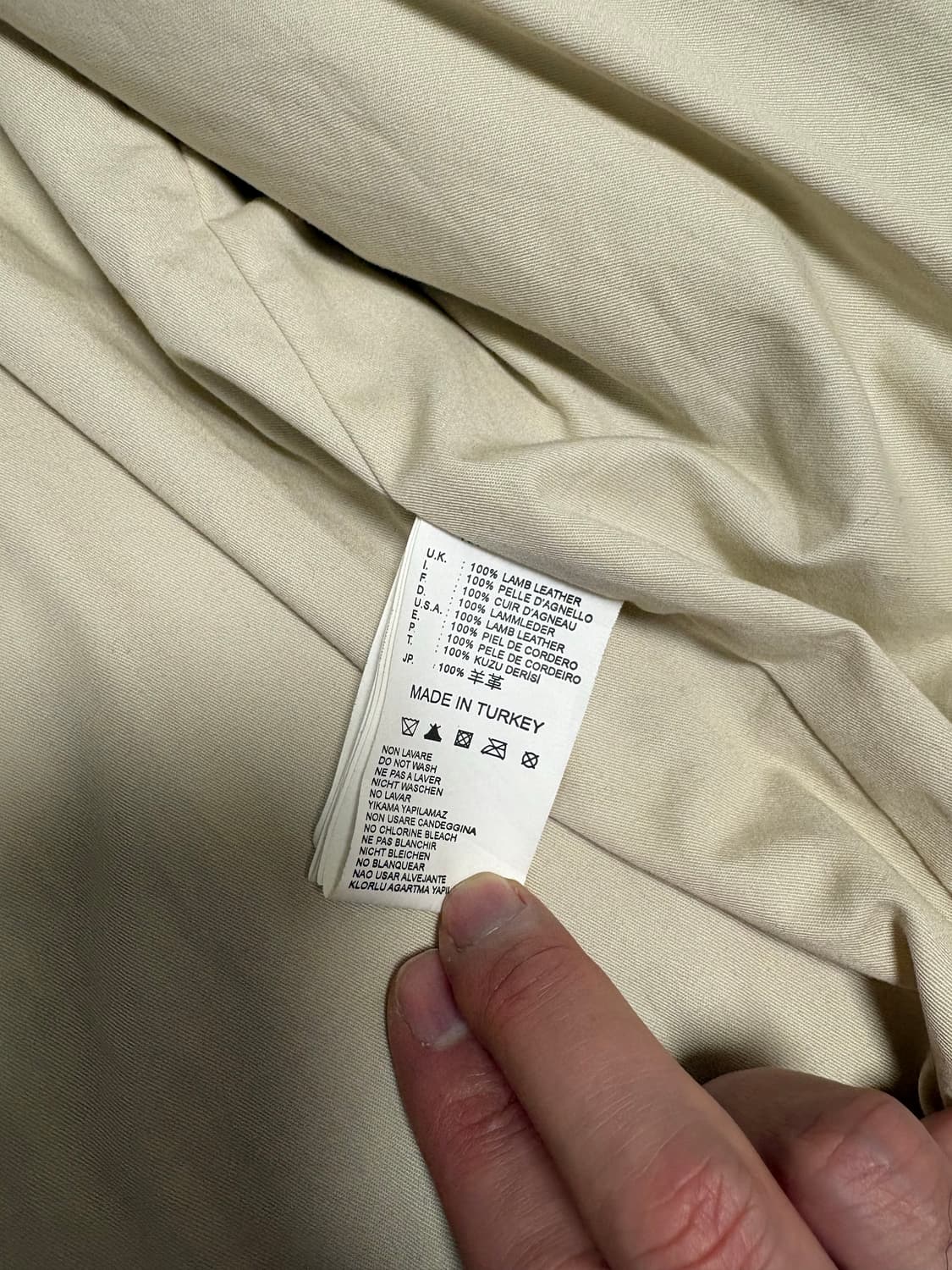 디젤 양가죽 자켓 라지 상품이미지4