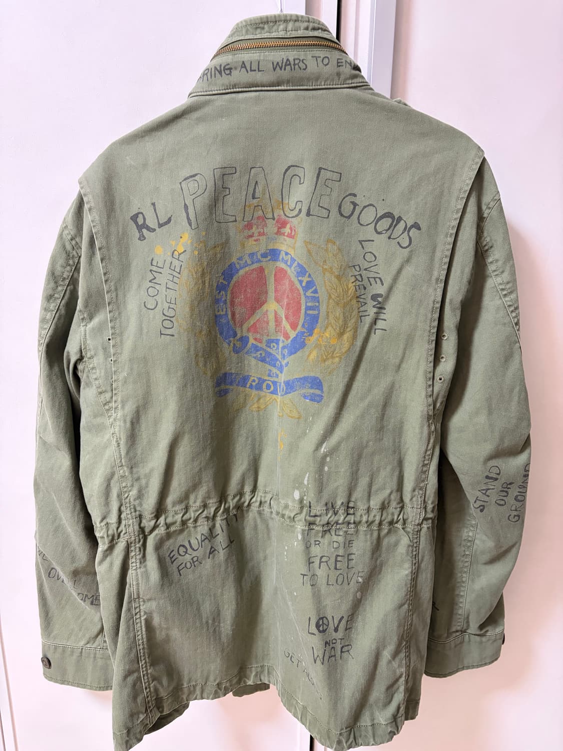 폴로 랄프로렌 올오버 피스 그래피티 M65 필드 자켓 상품이미지9