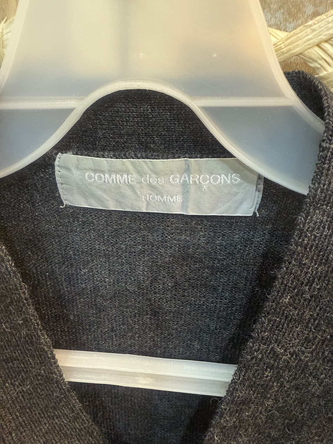 100 정품 꼼데가르송 옴므 가디건 팝니다 상품이미지2