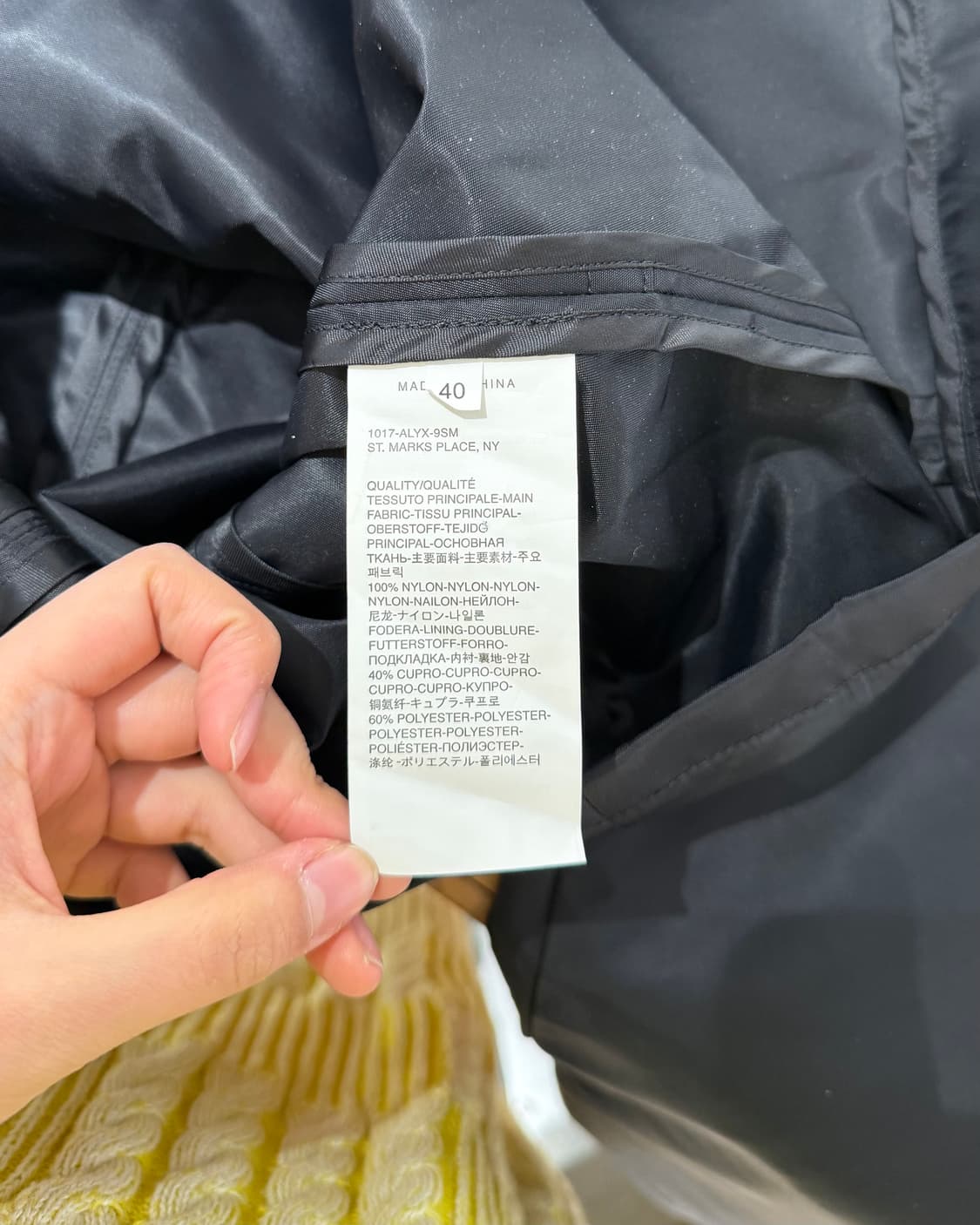 1017 alyx 95m 블랙 버클 디테일 랩 블레이저 상품이미지8