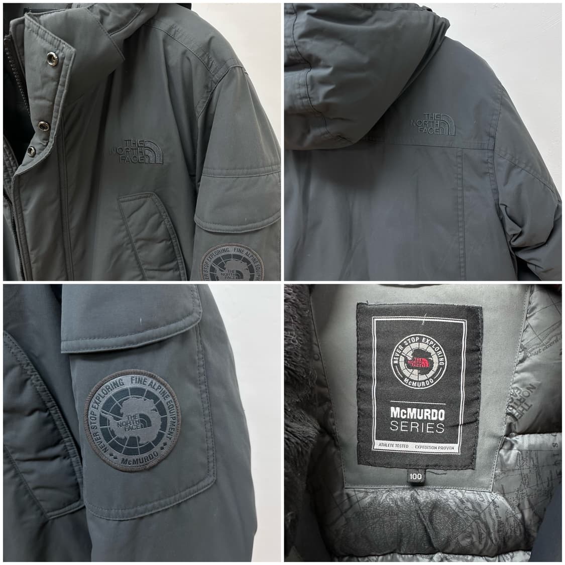 노스페이스 맥머도 하이벤트 구스다운 패딩 파카 점퍼 100 JS24 상품이미지5