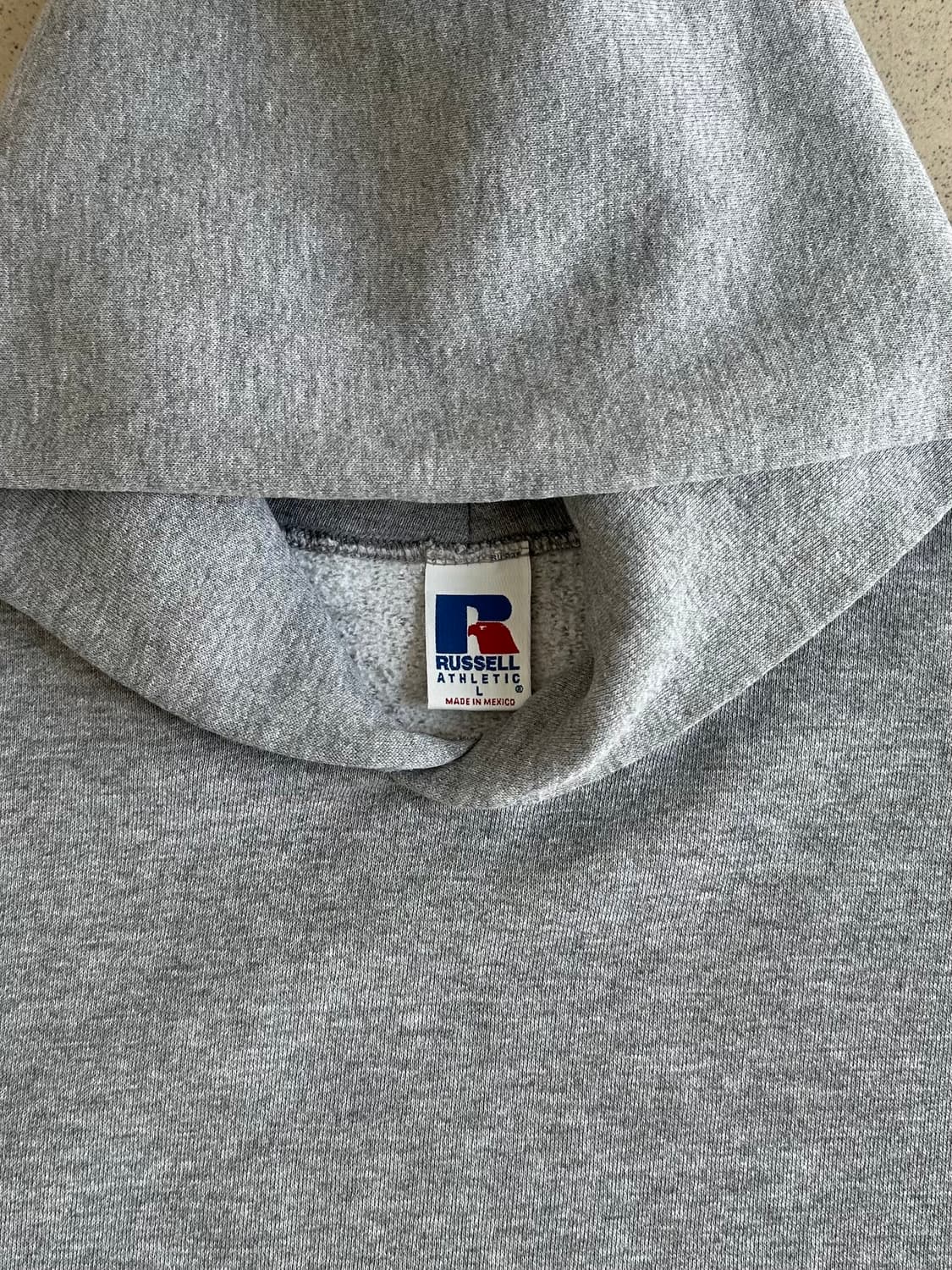 90s 빈티지 러셀 후드 그레이 L 상품이미지6