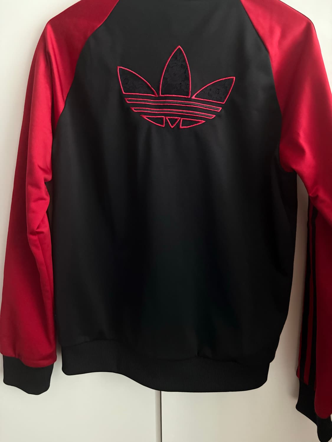 아디다스 희귀 유로파 블랙 레드 검정 빨강 트랙탑 져지 L 100 상품이미지2