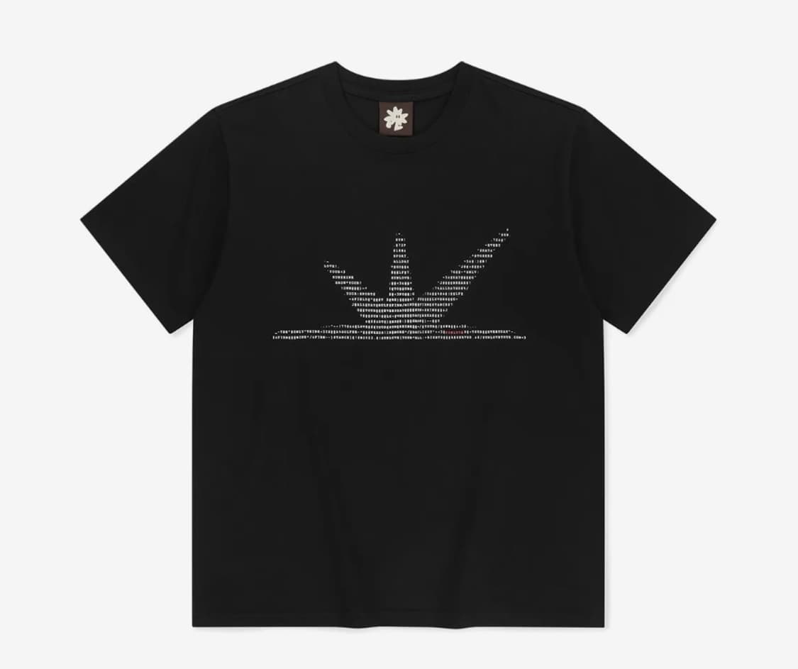 Sunlove 썬러브 ASCII Daybreak Tee Balck 상품이미지1