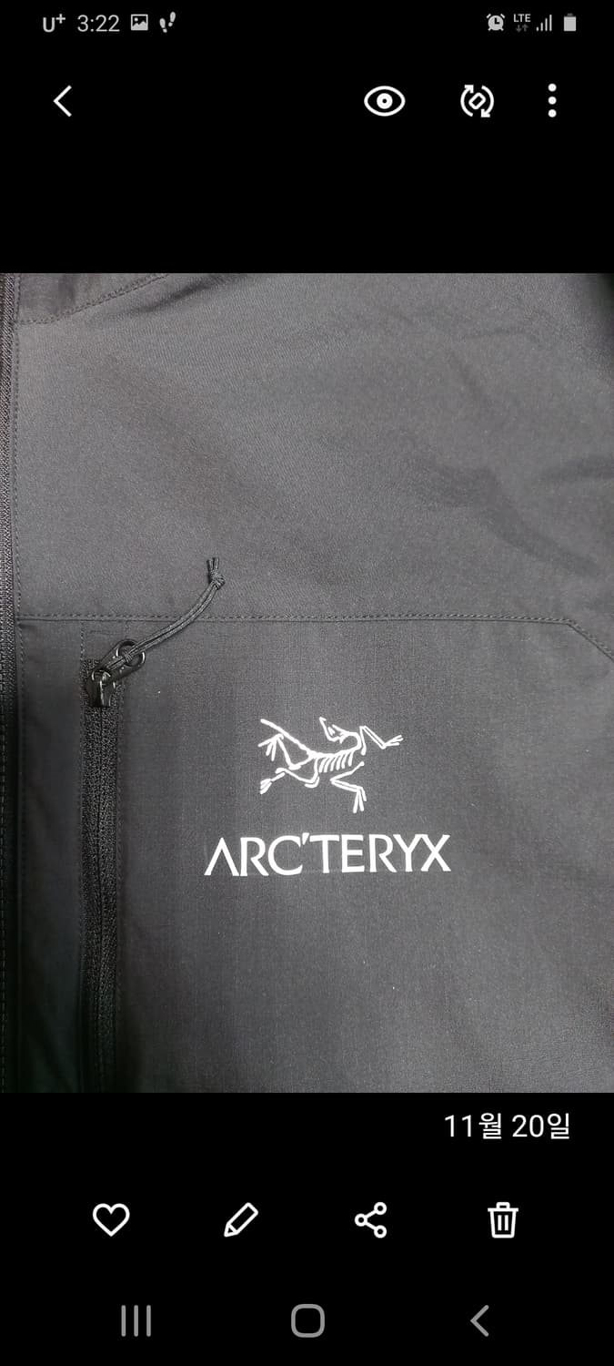 아크테릭스 스쿼미시 후디 블랙 L(실용105) 상품이미지2