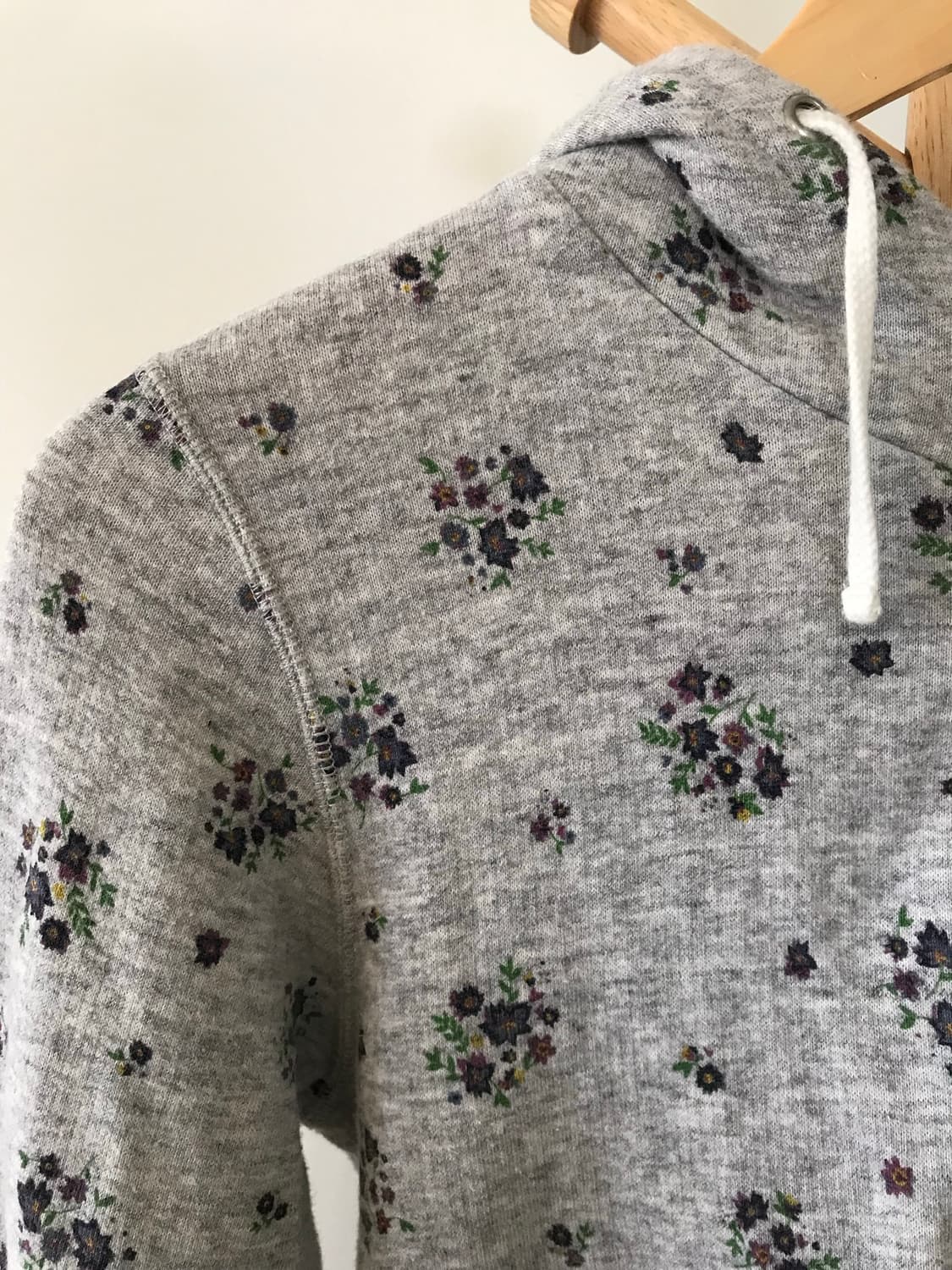 모리걸 스즈코깔 꽃무늬 후드집업  상품이미지3