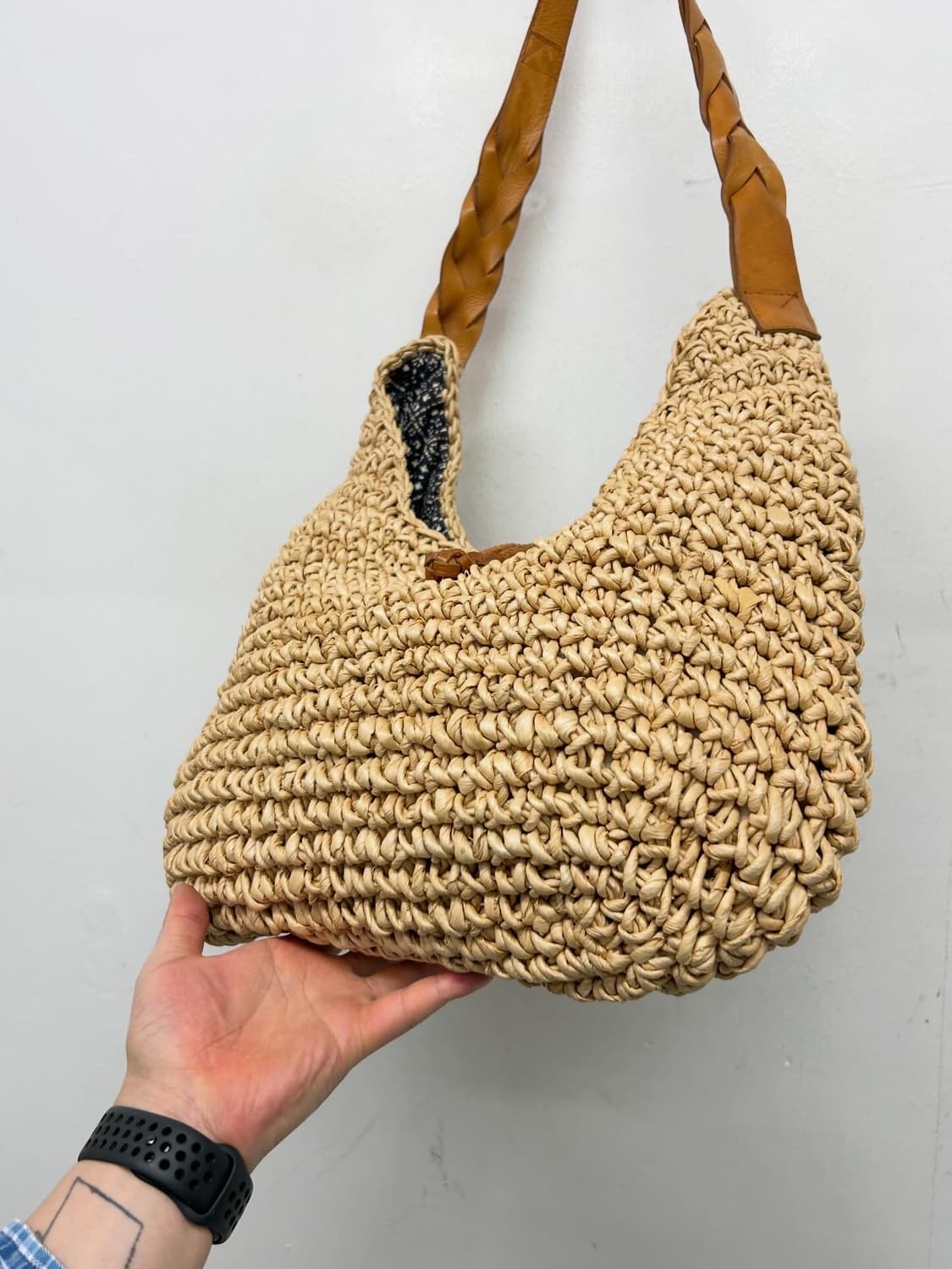 에디바우어 스트로 레더 숄더백 상품이미지2