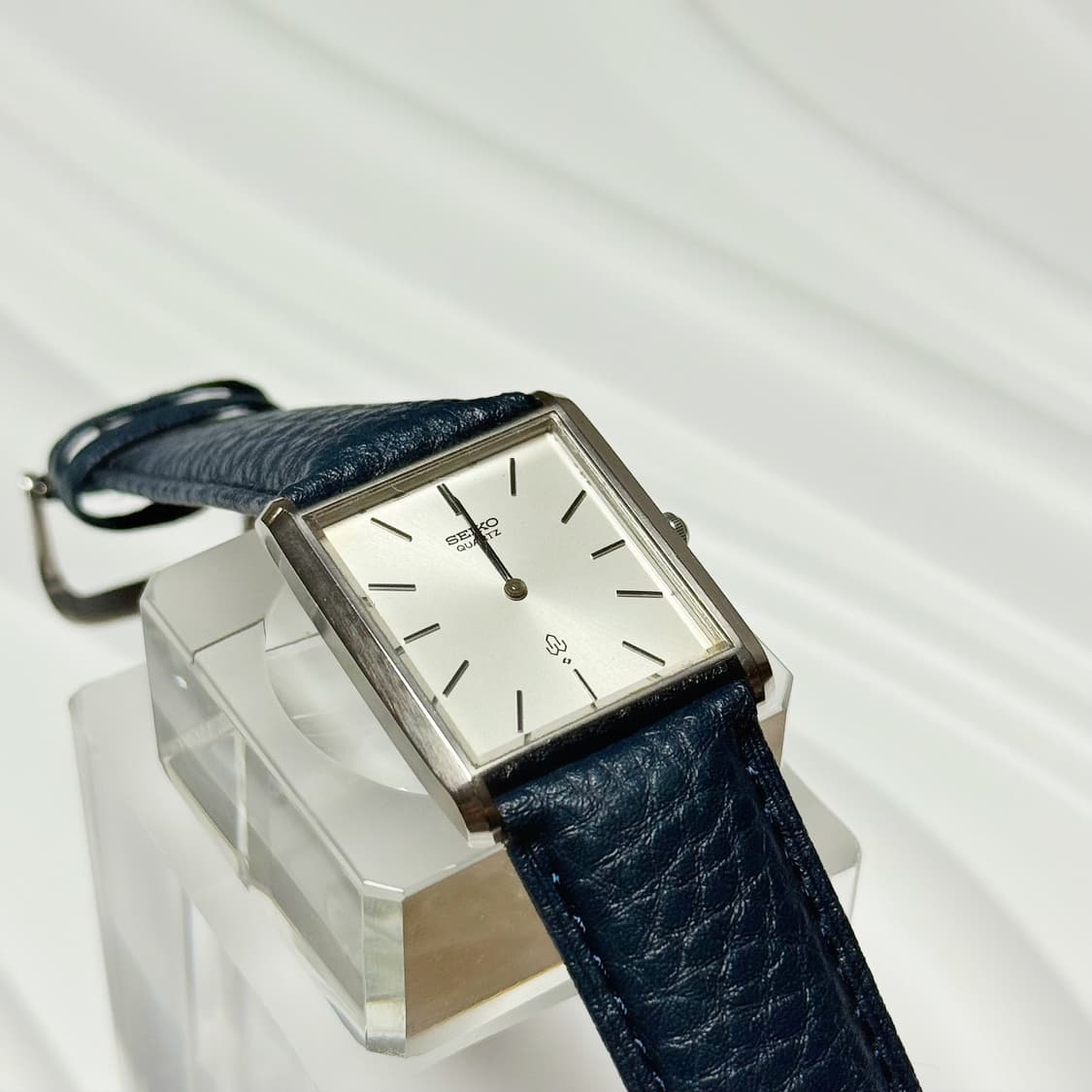 80's90's 빈티지 세이코 미니멀 실버 스퀘어 탱크 워치 상품이미지8