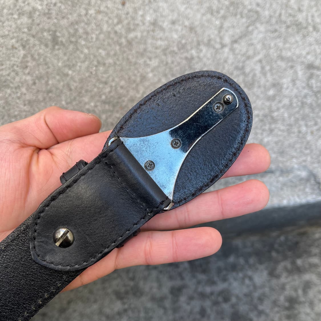 [OS] Von Dutch 오리지널 블랙 레더 벨트 상품이미지7