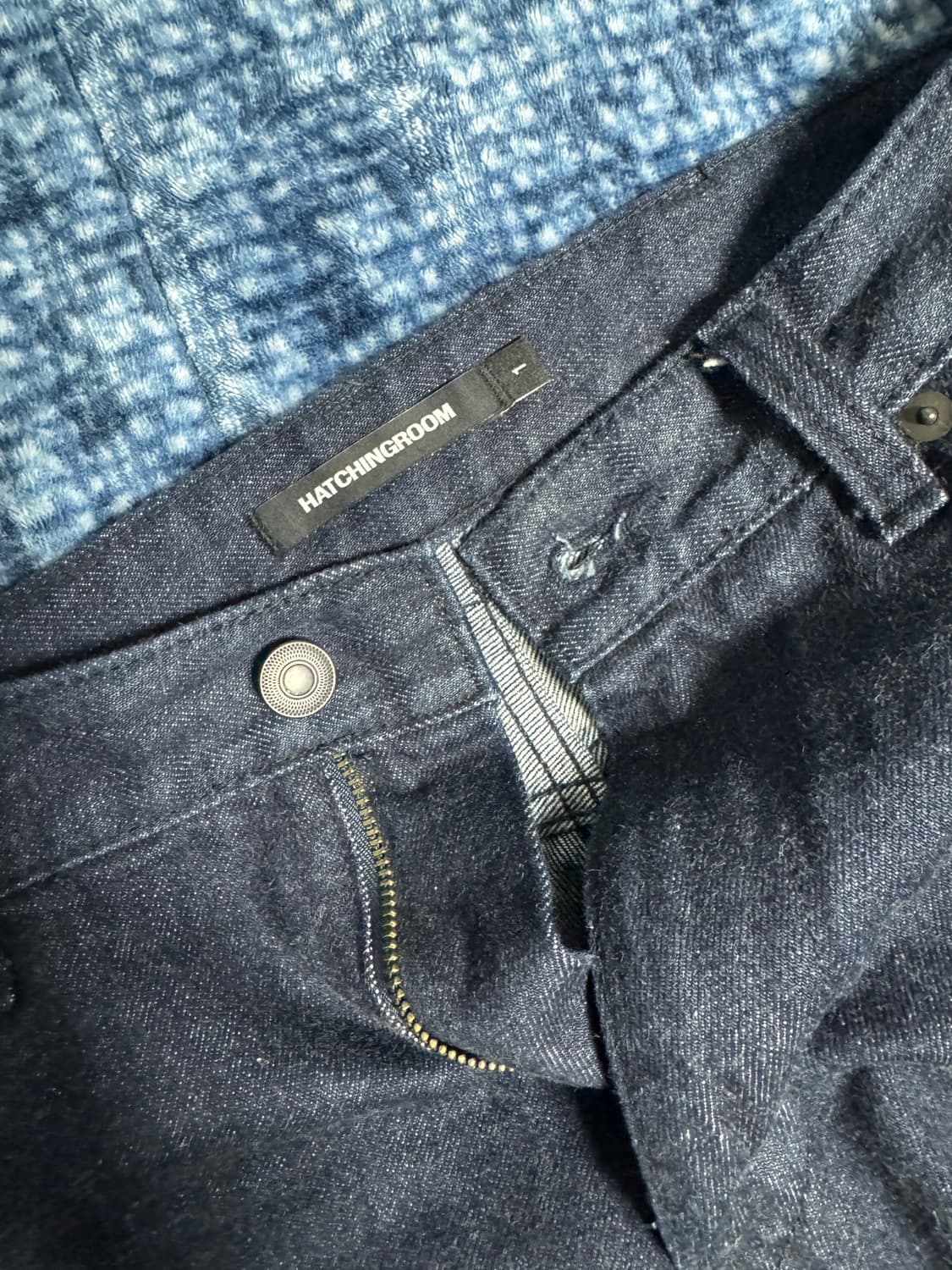 해칭룸 와이드 커브진 인디고 1 상품이미지3