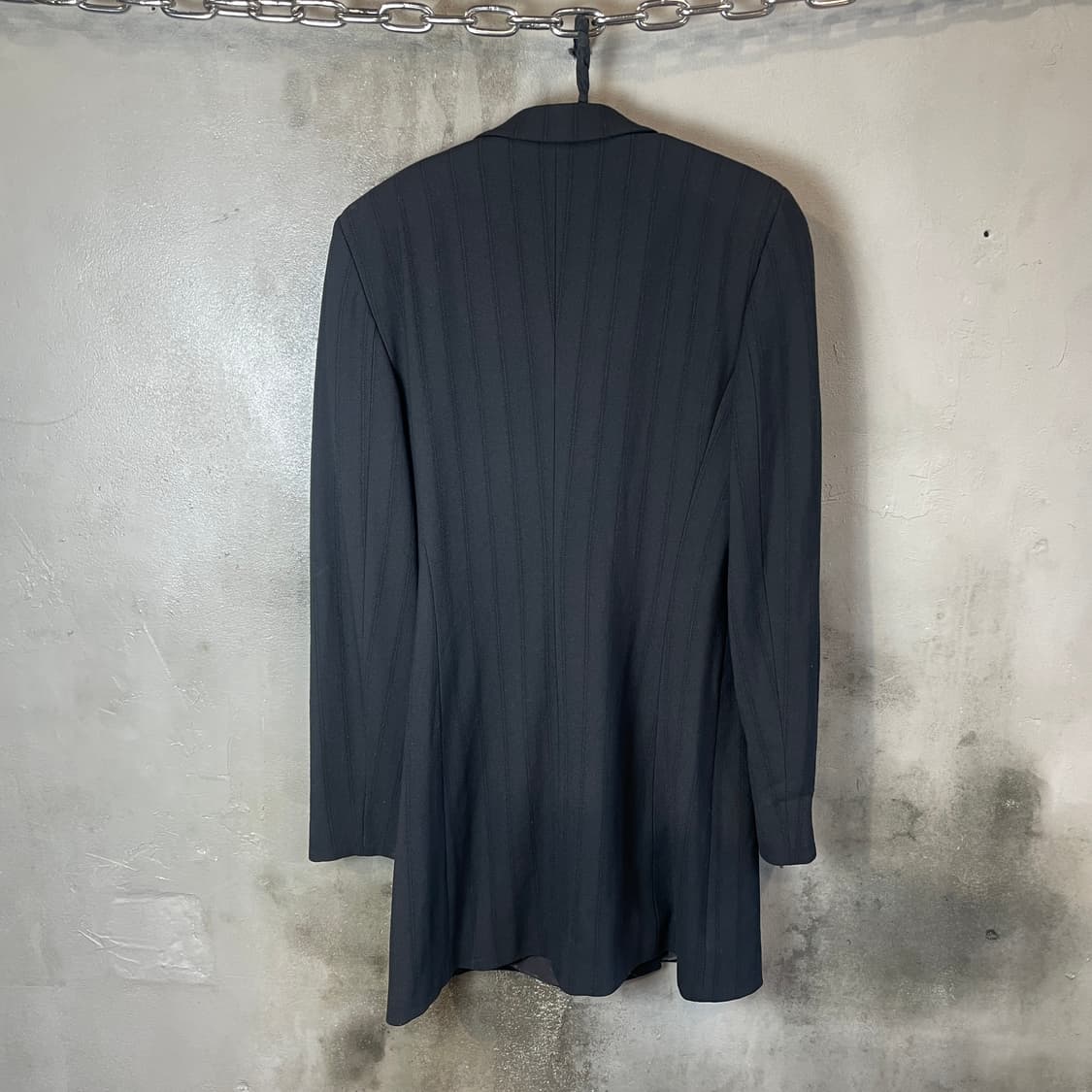 98AW 엠포리오 아르마니 스트라이프 코트 상품이미지5