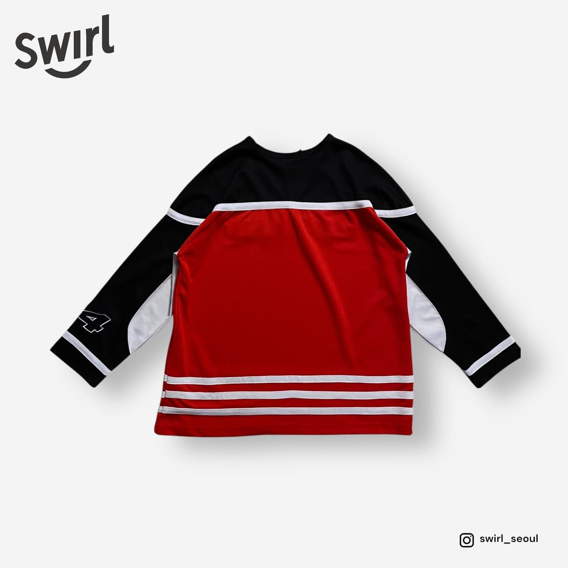 🌊90s DKNY hockey jersey 상품이미지2