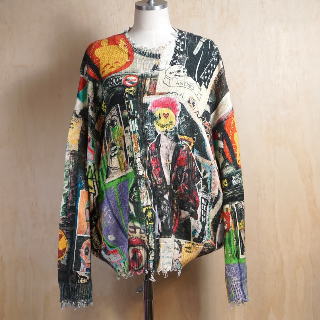 R13 그래피티 디스트로이드 스웻셔츠 상품이미지2