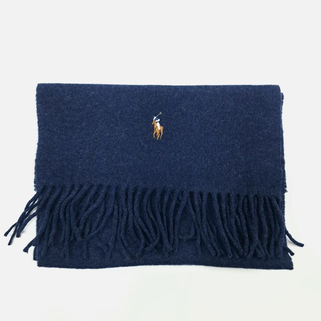 (MZ934)폴로 로얄네이비 램스울 목도리 머플러 상품이미지5